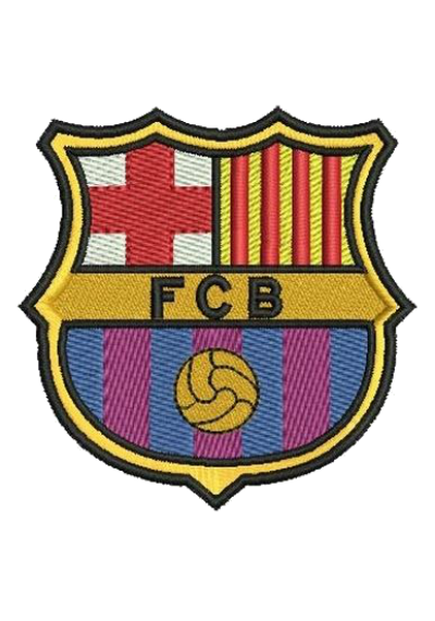 Bordados termocolantes Futbol Club Barcelona   8X7 CM